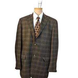 Pendleton Windowpane Wool Blazer.....44L
